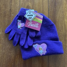 Lot of 6 Children Snowflake Warm Winter Full Gloves Knit Magic Girl Kids