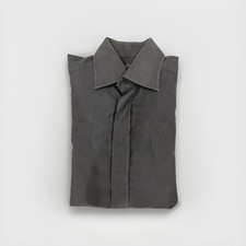 VTG ETON MENS BLACK DRESS SHIRT 16.5/42 100 COTTON GREAT CONDITION 