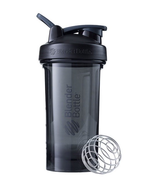 Blender Bottle Black Pro 24oz Perfect Protein Shakes Smoothi
