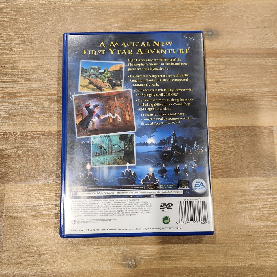 Harry Potter and the Philosopher's Stone - PS2 Playstation 2 - With Manual - VGC - image 2 of 4