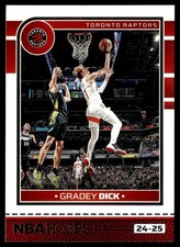 2024-25 Hoops Gradey Dick Toronto Raptors #42