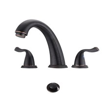 8-Inch 3-Hole Bathroom Sink Faucet, Oil Rubbed Bronze