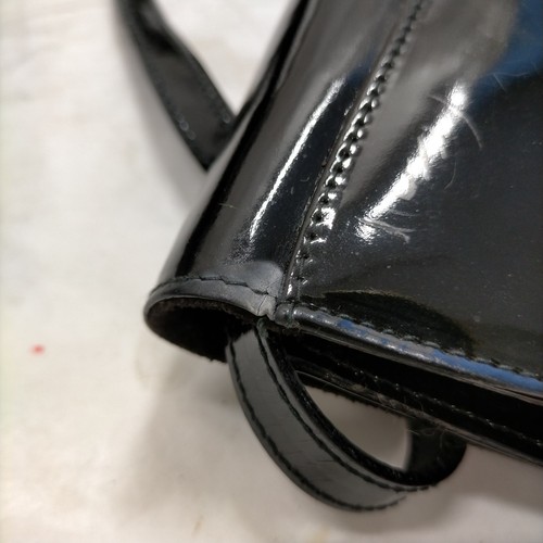 Salvatore Ferragamo Schultertasche 5er Set schwarz Lackleder 5601401 - Bild 9 von 9
