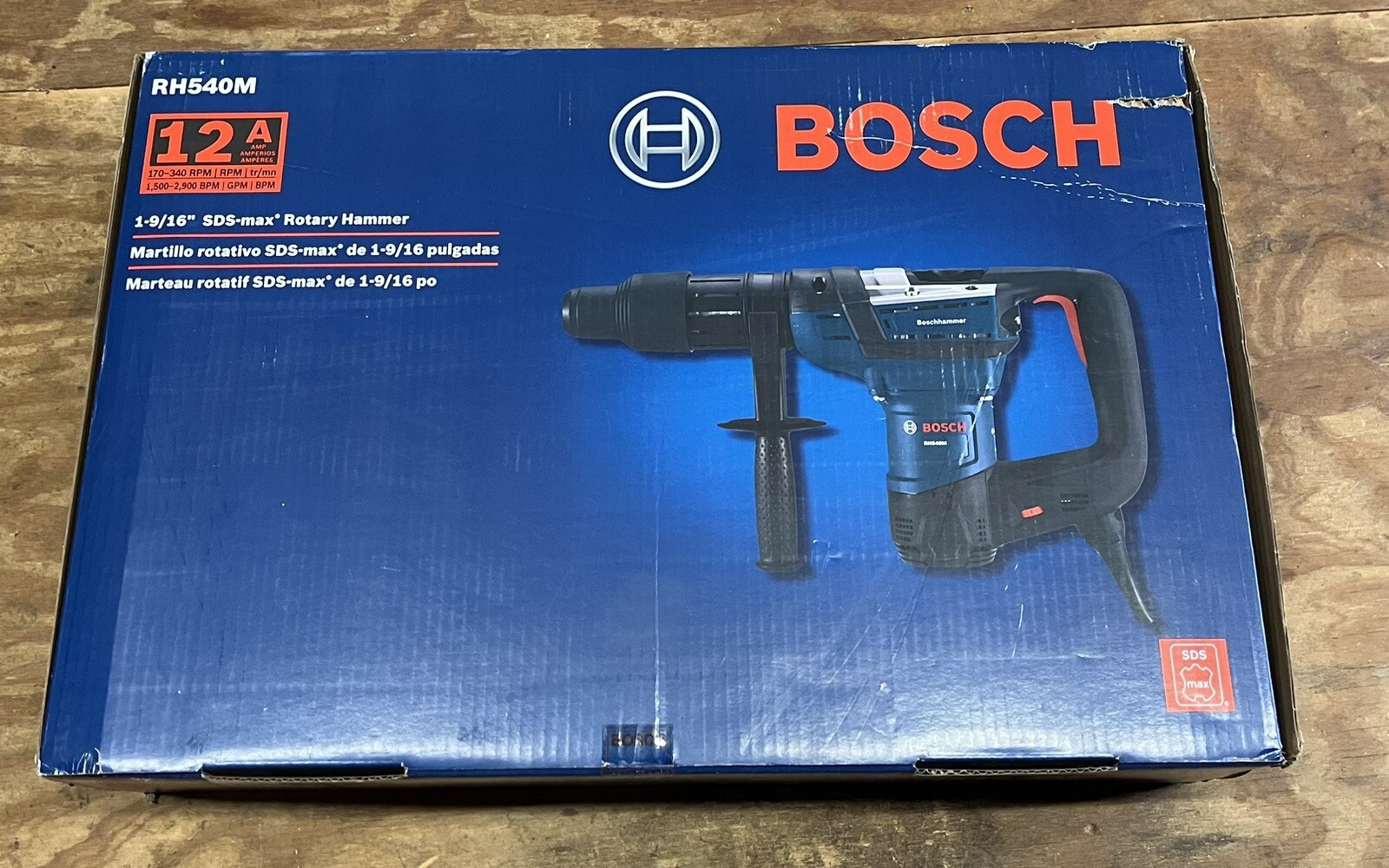 Bosch RH540M SDSmax 19/16 in Combination Rotary Hammer eBay