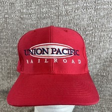 Vintage Union Pacific Red Adjustable Snapback