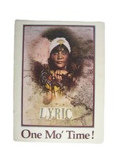 One Mo' Time Souvenir Program Black Vaudeville Village Gate 1970s Bagneris