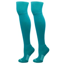 MK Socks Extreme Over the Knee Sports Socks - Teal Blue