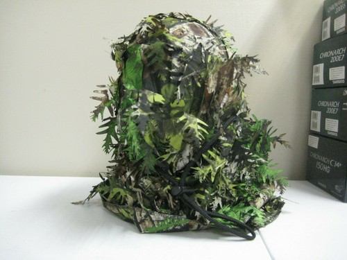 Mothwing Spring Mimicry 2.0 Turkey Hunting Camo 3D Leafy Facemask Hood Hat OSFM - Picture 4 of 8