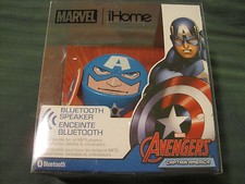NIB Marvel Captain America Portable Bluetooth iHome Audio Speaker - Brand New