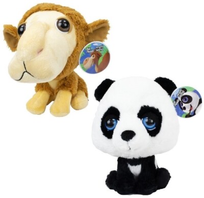 Big Headz Plüschtier Kuscheltier Panda Kamel ca. 21cm