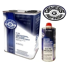 Genesis Refinish Automotive Clearcoat G-52 &Activator GA-75 1.25 Gal Kit