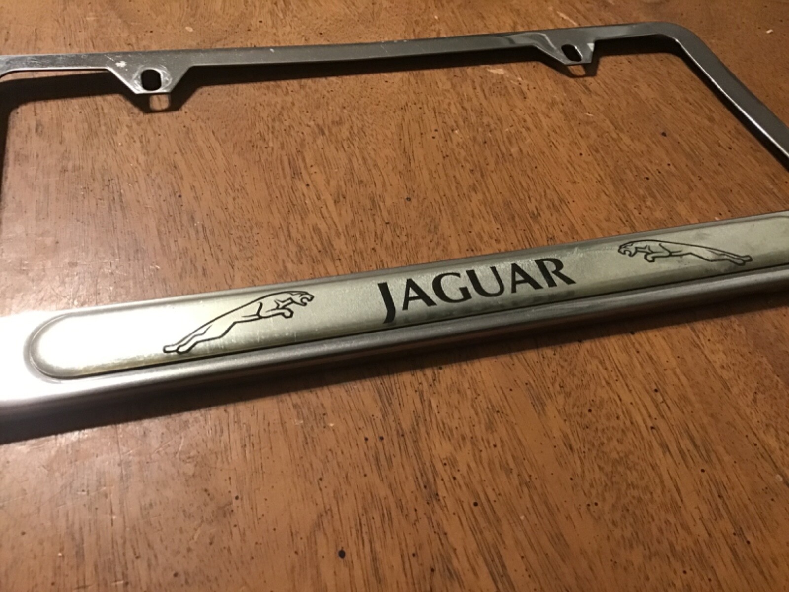Jaguar License Plate Frame vintage dealership eBay