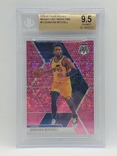 2019-20 Mosaic Fast Break Disco Pink 4/20 - BGS GEM MINT 9.5 - DONOVAN MITCHELL