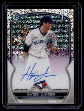 Hayden Juenger 2023 Bowman Chrome 1st Speckle Refractor Auto Card /299 #CPA-HJ