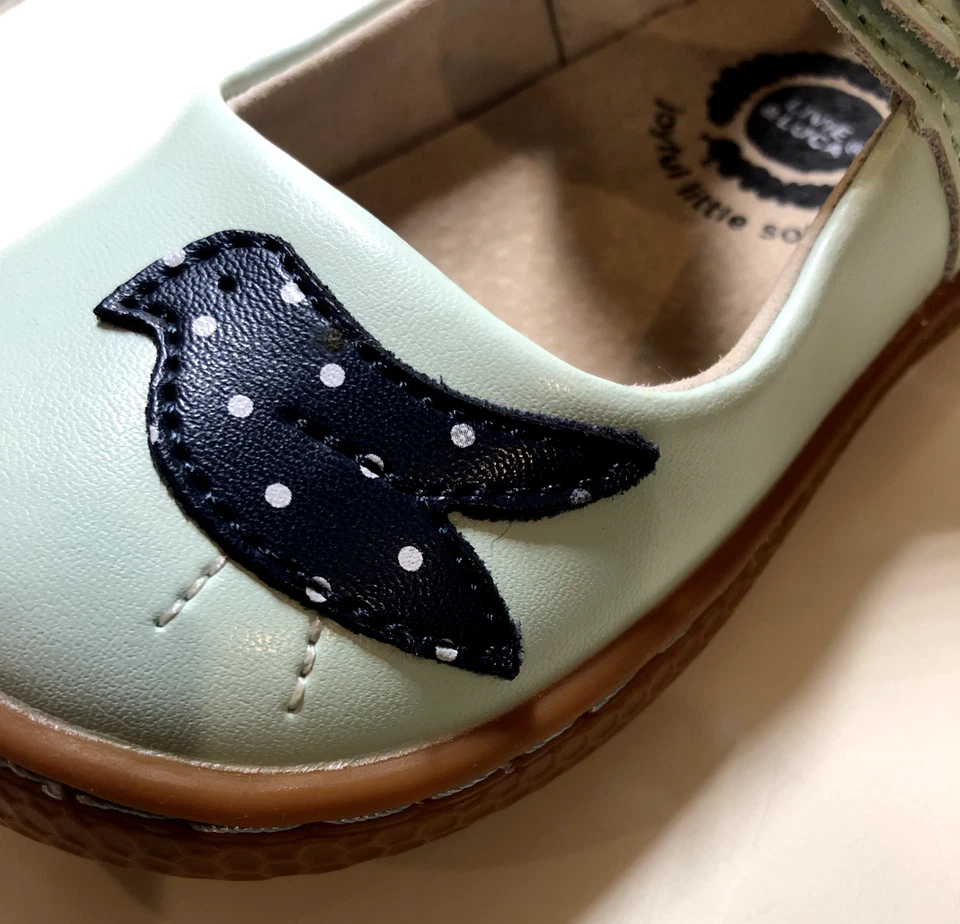 ¡NUEVO! Livie & Luca Zapatos Pio Pio Pájaro Bebé Cuero Azul 6 Foto 4 de 4