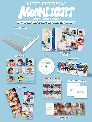NCT DREAM Moonlight Limited Special Edition CD Japan 2nd Single NEW - Picture 2 of 2