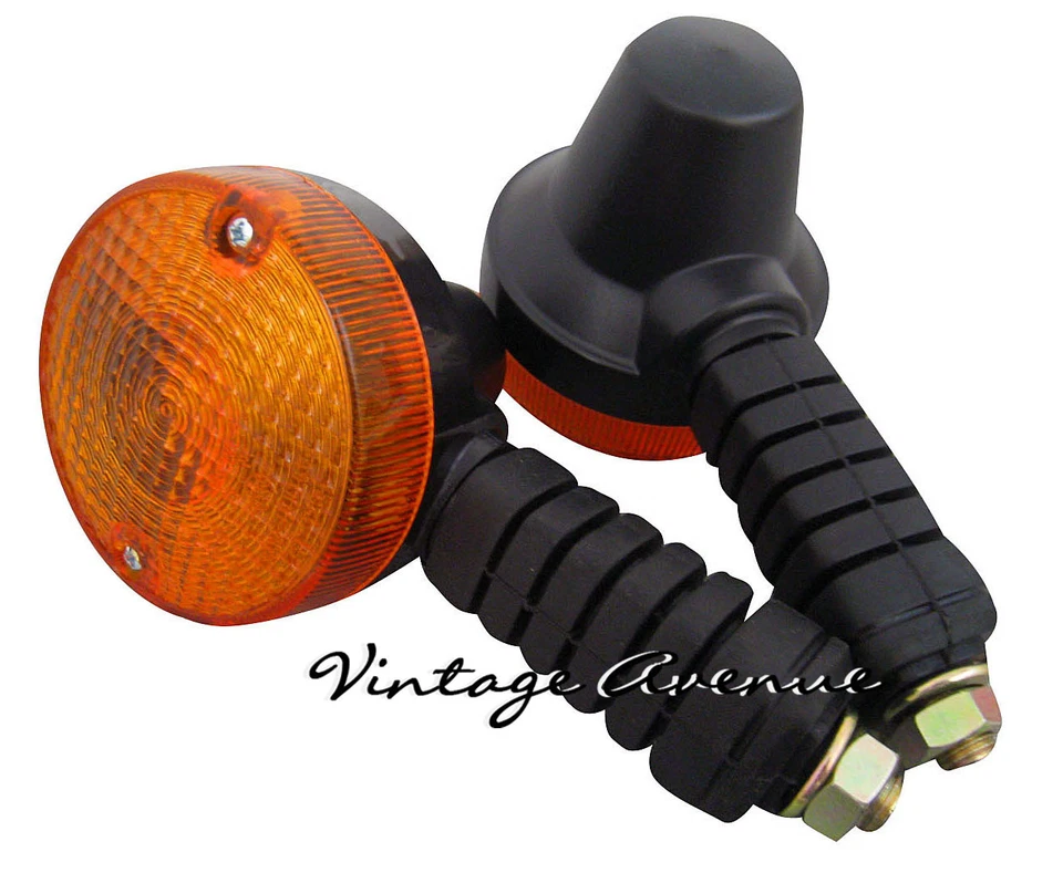 (TW18) PAR DE LUCES DE SEÑAL TRASERA SUZUKI SP100 SP125 SP250 TS100 TS125 TS185 TS250 Foto 2 de 4