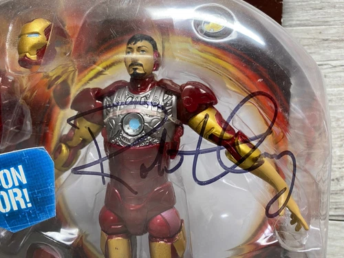 2008 Iron Man Movie Prototype 6'' SNAP-ON ARMOR Marvel Hasbro SIGNED AUTO RDJ!!!