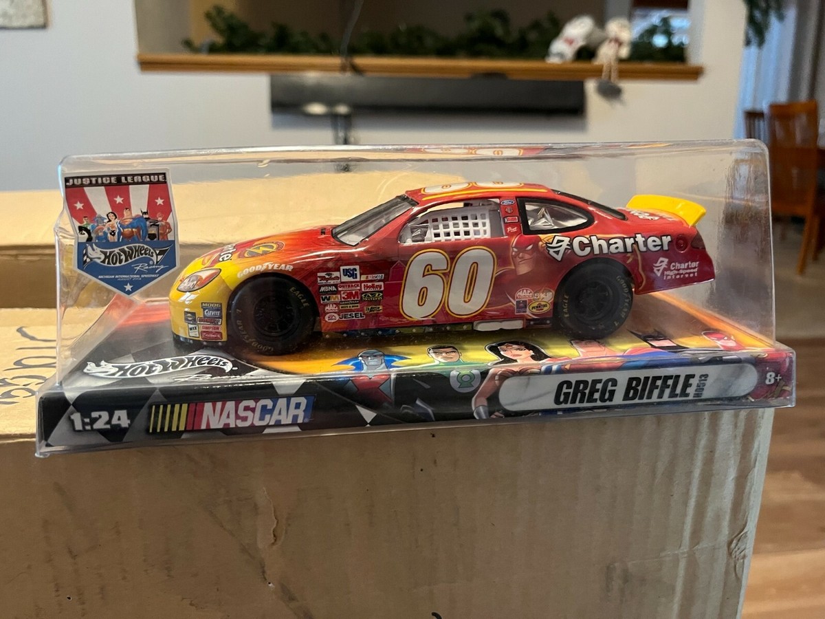 Hot Wheels Racing Nascar Justice League Flash 1:24 Scale Greg