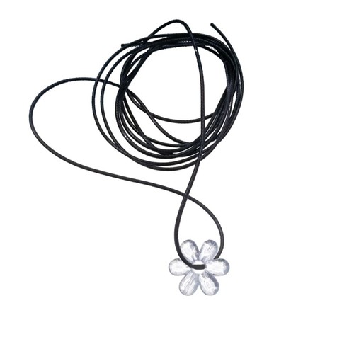 Heart-Shape Pendant Collarbone Chain Temperament Adjustable Long Rope Necklace - Picture 13 of 19