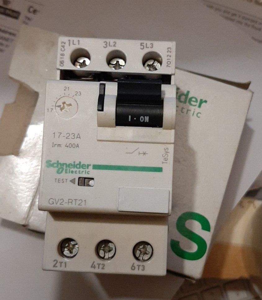 Schneider GV2RT21  Motor Protection Circuit Breaker,  17-23A
