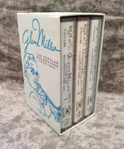 Vintage GLENN MILLER: RCA Cassette 1989 The Popular Boxed Set Digital Remaster - Picture 1 of 12