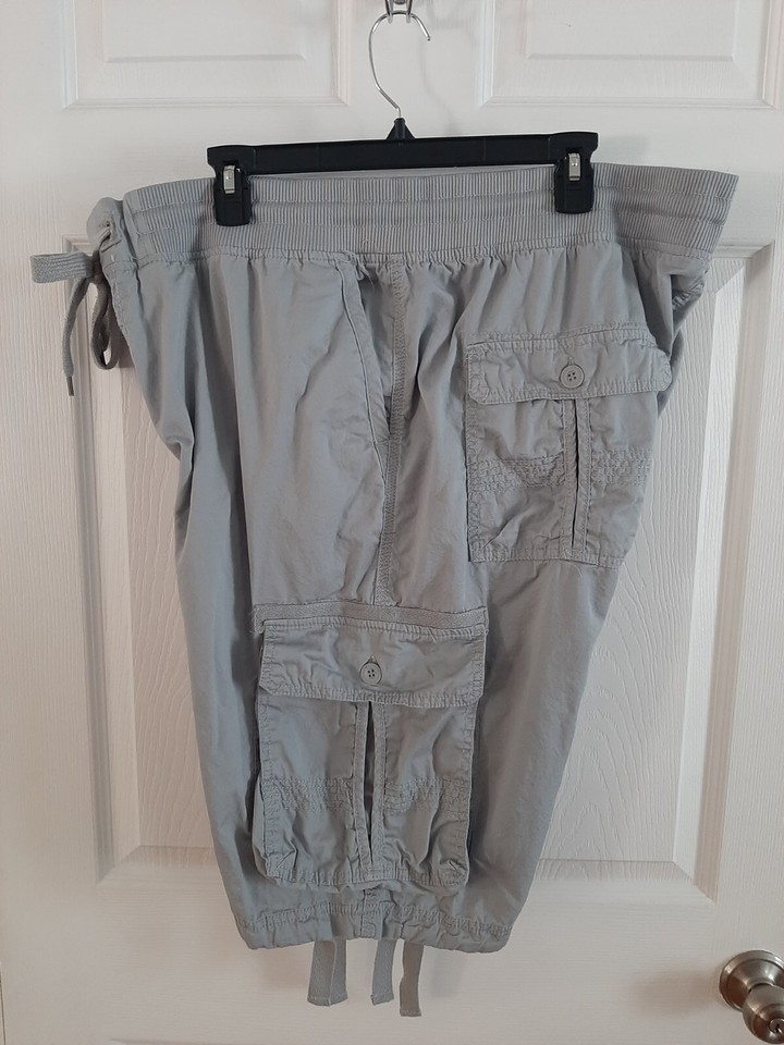 Men's 3XB Southpole Elastic & Tie Waist Cargo Shorts eBay