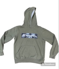 Champion Sweater Boys Large Green Casual Pullover Hoodie Sweatshirt Kids