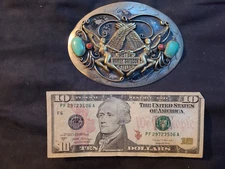 GORGEOUS HARLEY DAVIDSON BELT BUCKLE ONE OF A KIND/RARE