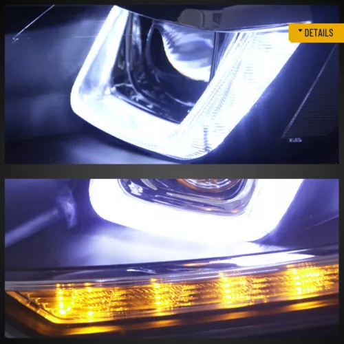 VLAND For 2010-2014 VOLKSWAGEN Golf 6 MK6/Jetta Wagon LED Headlights Sequential - Picture 6 of 13
