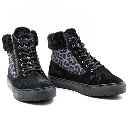 Cougar Women Dublin Black Suede Faux 