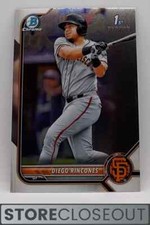 2022 Bowman Chrome Prospects #BCP-65 Diego Rincones 1st San Francisco Giants