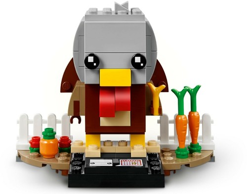 LEGO 40273 Thanksgiving Turkey Seasonal Brickheadz #32 - Picture 2 of 6