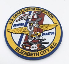 Coast Guard Air Station Elizabeth City NC, 4 inch PVC Patch, Hook and Loop