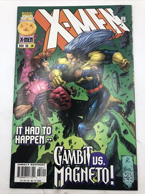 X-Men Gambit vs Magneto (1991 1st Series) # 58 Nov 1996 by Marvel