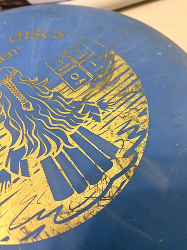 Westside Putter Disc Golf Maiden Sweden 174g Blue Gold Foil Origio Burst - Picture 6 of 7