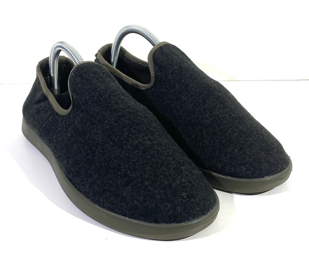 SAOLA Scarpe ciabatte comode Allbirds lettino lana uomo Kotare suola oliva oliva