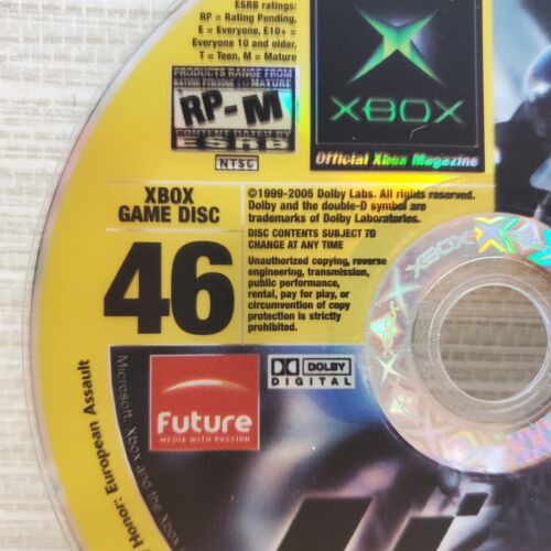 Official Xbox Microsoft Magazine Demo Disc Only #46 Moto GP 3 - Picture 2 of 4