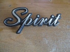 1979-83 Amc Spirit Nos 3731070 Fender Emblem Badge Script New Vintage Emblem