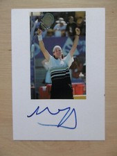 Carlos Moya autograph signed 10x15 cm index card with magazine image