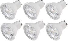 6 x LED Strahler Leuchtmittel GU10, 3061k, 840lm, 230V/9W, 38°, warmweiß 23876