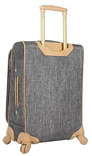 Nicole Miller New York Designer Luggage Collection - 20 Inch Expandable Suitcase