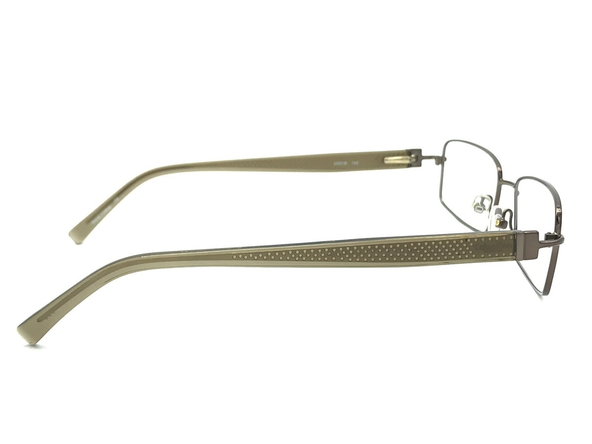 NWT Calvin Klein CK7228 211 Brown Metal Rectangle Eyeglasses Frame 52-18 140 Calvin Klein CK7228 211 Espresso Rectangular Eyeglasses  main image 4