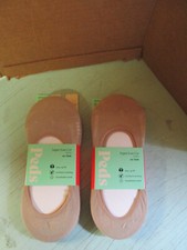 6 PAIR Womens Peds NUDE Super Low Cut CUSHION N0-SHOW Socks 8-12 EXTENDED ER2