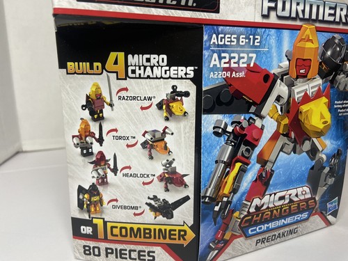 Transformers Kre-o Predaking Micro Changers Combiners A2227 Kreo 80 pieces - Picture 2 of 3