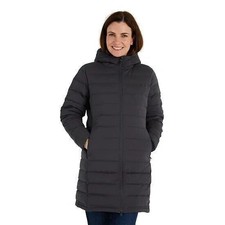 Rohan Downtown Jacket Black Mid Length Insulated Puffer Down Fill - Size L 16 18