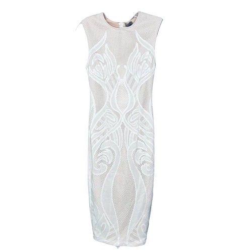 Frame Womens Gathered Seam Lace Inset Midi Dress Large White - NWT $488 - Flaws | eBay Frame Womens Gathered Seam Lace Inset Midi Dress Large White - NWT $488 - Flaws | eBay