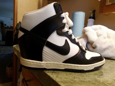 nike dunk wedge white