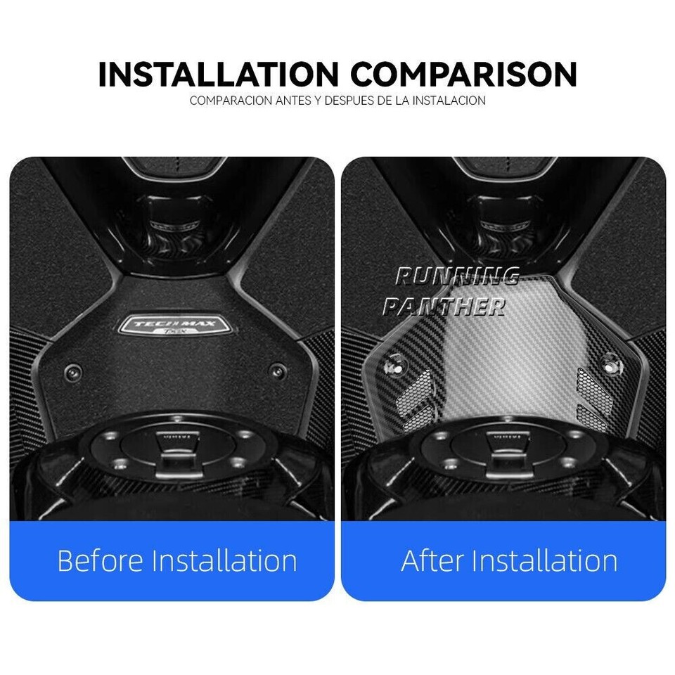 For Yamaha T-max 560 2022-23 TMax560 Front Throttle Tunnel Cover ...