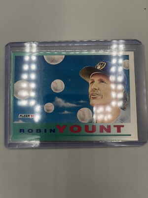 Robin Yount 1992 Fleer(Sky s The Limit) Ultra Rare( Best Brewer Ever) Set Break
